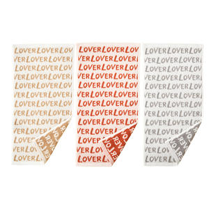 ผ้าขนหนูเลิฟแจ็คการ์ด 34x72 ซม. ผ้าฝ้ายแท้ แห้งเร็ว สำหรับผู้ชายและผู้หญิง ใช้ในบ้าน - Product Image 4