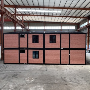20ft/40ft <span class=keywords><strong>60</strong></span> cánh trước khi thực hiện nhà máy Modular <span class=keywords><strong>ft</strong></span> <span class=keywords><strong>2</strong></span> Stackable prefab đôi cánh mở rộng nhà Sandwich Panel biệt thự khách sạn - Product Image 2