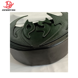 Borsa a tracolla 3D a forma di viso in pelle PU con cerniera, portamonete rotondo per <span class=keywords><strong>cellulare</strong></span>, personalizzabile da Jacksonleather Bags - Product Image 3