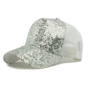 หมวกกันแดดผู้หญิงสไตล์วินเทจลำลองประดับเลื่อมตาข่ายระบายอากาศสำหรับกิจกรรมกลางแจ้งปี 2025 - Product Image 3