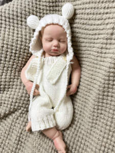 Loulou 18 pouces Reborn Doll fait à la main <span class=keywords><strong>en</strong></span> <span class=keywords><strong>Silicone</strong></span> solide détaillé 3D peint peluche pour garçons <span class=keywords><strong>Bebe</strong></span> Reborn poupées pour cadeaux - Product Image 3