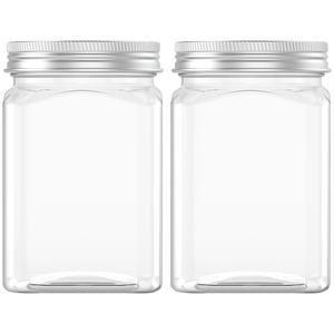 Vente directe d'usine pas cher Seal Chanvre CBD Bouteille en plastique Bouteilles de supplément de vitamine carré blanc de qualité supérieure - Product Image 1