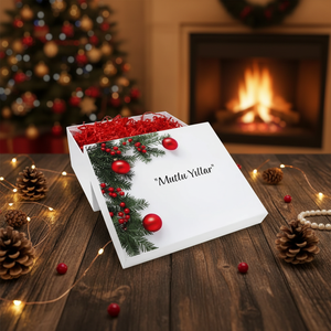 Happy New Year Themed <b>Empty</b> <b>Gift</b> <b>Box</b> <b>for</b> Christmas Holiday Supplies - Product Image 3