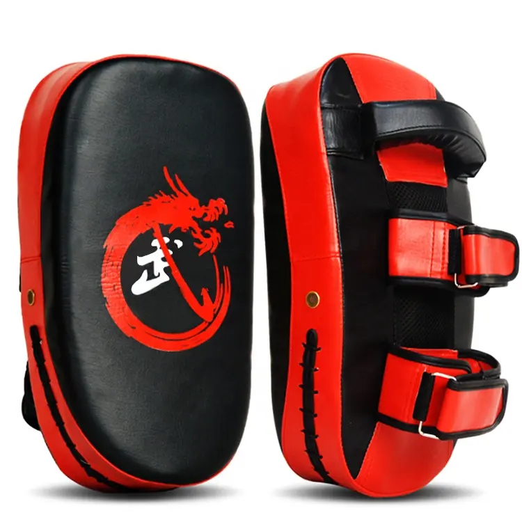 Curved boxing pad kick pad muay thai pads with custom logo