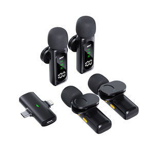 Sistema de Micrófono Inalámbrico Omnidireccional T90 de Cuatro Canales 2.4G <span class=keywords><strong>con</strong></span> Condensador Lavalier y Receptor de 4 Transmisores Integrado - Product Image 5