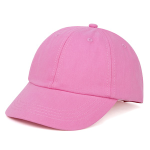 Children's Baseball Cap Solid Color Cotton Sun Hat Unisex For Kids Outdoor Wear - Product Image 5