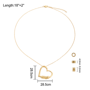Korean Necklace <b>Cross</b> Border Multi Small MOQ Welcome Waterproof Steel Jewelry Weight Per Meter Gift - Product Image 2