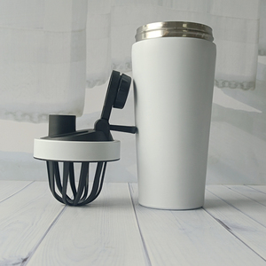 Chống Rò Rỉ Phòng Tập Thể Dục Kim Loại Protein Shaker Cup Đôi Tường Cách Nhiệt Chân Không Flasks Thép Không Gỉ Protein Shaker Chai Shakers - Product Image 2