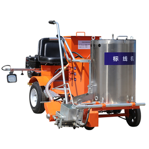 Équipement de marquage routier thermoplastique à poussée manuelle CE avec épandeur de billes de verre pour la construction routière - Product Image 2