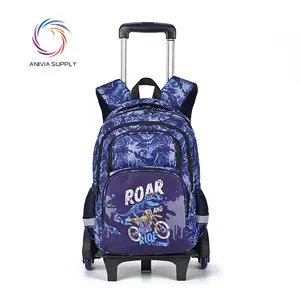 La escuela trolley bolsas mochilas para gran rueda carro mochila de carrito bolsas para niños bolsas de viaje de la escuela bookbags