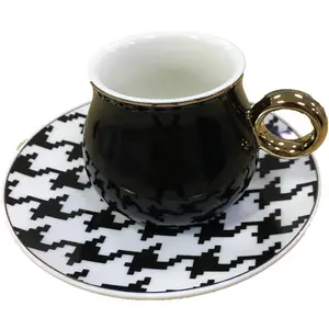 高品质400毫升土耳其瓷器希腊阿拉伯咖啡机牛奶壶陶瓷土耳其咖啡壶
