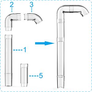 Kit de Repuesto de Grifo con Dos Tipos de Salida de Agua NPET <span class=keywords><strong>para</strong></span> Bebedero de <span class=keywords><strong>Gatos</strong></span> WF020/WF020TP/WF050 - Product Image 4