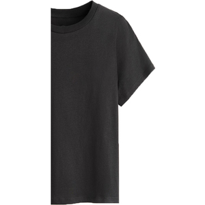T-shirt personnalisé pour femme, style streetwear, col rond, manches courtes, 100% coton biologique, molleton uni 280g, respirant et écoresponsable - Product Image 5