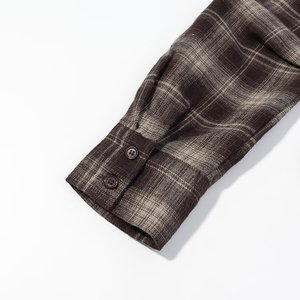 TAOP&ZA Nouvelle Collection Printemps 2026 <span class=keywords><strong>Chemise</strong></span> à <span class=keywords><strong>Carreaux</strong></span> Femme Tendance Polyvalente Ample à Col et Manches Longues avec Ceinture 3020 - Product Image 5