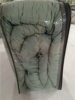 Juego de Edredón Queen de 7 Piezas, Juego de Ropa de Cama de 7 Piezas con Edredón, Funda de Almohada, Sábana Plana, Sábana Ajustable, Funda de Almohada