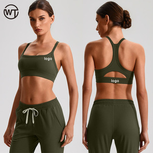Reggiseno Sportivo da Donna Traspirante e Leggero con Schienale Traforato, Push-up, Assorbente, per Yoga e Corsa - Product Image 1