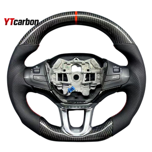 Volant en Fibre de Carbone Véritable Personnalisé Style Course pour YTcarbon 208 208s <span class=keywords><strong>308</strong></span> 308s GT <span class=keywords><strong>GTI</strong></span> – Pièces Automobiles et Accessoires Intérieurs - Product Image 1