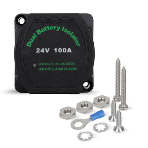 ตัวแยกแบตเตอรี่คู่ 24V 100A รีเลย์ชาร์จยานยนต์ทางทะเล ใช้สำหรับเรือยอชท์ - Product Image 5