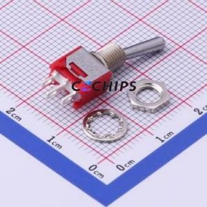 2MS1T1B1M1QES-5 Toggle Switch Through hole Component (THT) Switch Single Pole Double Throw 8.13mm 5.08mm 23.63mm - Product Image 1