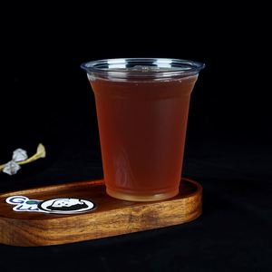 14oz(98mm) Disposable clear Plastic PET <b>Cold</b> Drinking Juice Milkshake PET <b>Cup</b> With Lid - Product Image 4
