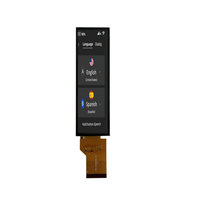 Écran LCD TFT IPS MIPI/CPU/RGB/SPI de 3,4 pouces personnalisé, étiré, 172x640, avec écran tactile capacitif PCAP