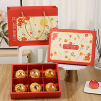 Offre spéciale Bonbons sucrés Dessert Biscuit Curseur Boîte de papier Cookie Brownie Boîte d'emballage avec diviseur