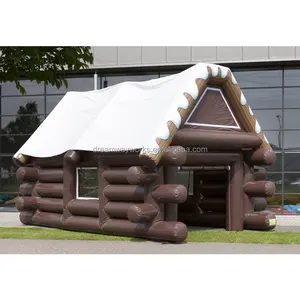 Thiết kế mới Inflatable giáng sinh nhà, Inflatable Santa nhà để bán
