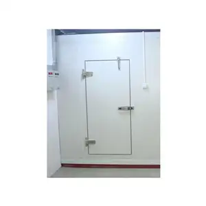 Puertas con bisagras de poliuretano con aislamiento personalizado, congelador deslizante oscilante de refrigeración, fabricantes de puertas de almacenamiento para cámara frigorífica