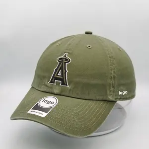 定制47支团队运动品牌帽刺绣戈拉斯可调快照棒球帽非结构化定制爸爸帽