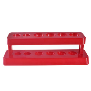 ขายส่งจากโรงงาน ชั้นวางหลอดทดลองหลากหลายแบบ ขนาด 12 มม. 16 มม. ทำจากพลาสติก ABS 6 ช่อง สำหรับห้องปฏิบัติการ - Product Image 3