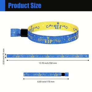 Pulseras de Tela de Poliéster con Logotipo Personalizado, Desechables, para Entradas a Eventos, Conciertos, Festivales y Fiestas - Product Image 2