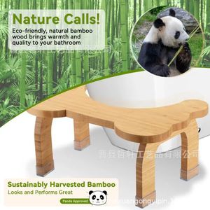 Solid Wood Toilet Foot <b>Stool</b> 200mm Durable Minimalist Design For Home <b>Bathroom</b> Use - Product Image 3