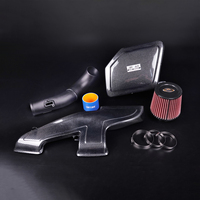 Kit de boîte d'admission d'air en fibre de carbone EDDYSTAR pour BMW Série 2 F45 F46 220i B38 1.5T 2018+ Système d'admission d'air froid