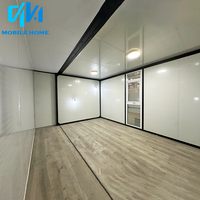 Rumah Prefabrikasi Kontainer Ekspansi Modern Besar 20Ft 40Ft, Dapur Prefab, Rumah Portabel