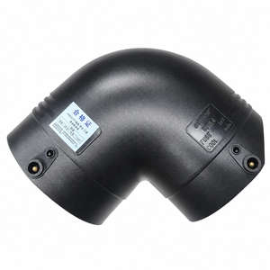 Raccords électrofusion HDPE 110 mm PN25 Coude 90 degrés SDR7.4 pour station-service, tuyauterie PE souterraine, carburant et <span class=keywords><strong>gaz</strong></span> naturel en plastique - Product Image 2