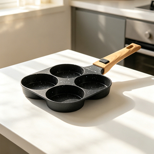 Poêle à frire antiadhésive <span class=keywords><strong>pour</strong></span> œufs, burgers et crêpes, idéale <span class=keywords><strong>pour</strong></span> le petit-déjeuner, prix d'usine <span class=keywords><strong>pour</strong></span> la maison - Product Image 3