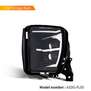 Luces antiniebla LED de parachoques de 36W con lámpara de conducción de lente transparente halo DRL para Dodge Ram 1500 Pickup 2013 2014 2015 2016 2017 - Product Image 4