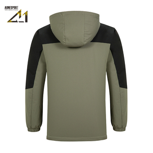 Manteau imperméable à capuche pour homme Aonesport, léger, en polyester, pour le printemps et l'automne, style streetwear - Product Image 4