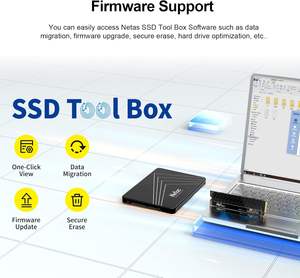 Netac SSD M.2 PCIe Gen4x4 da 1TB, 7.300 MB/s, NVMe Interno con Dissipatore in Alluminio, Archiviazione ad Alte Prestazioni per Desktop/Laptop/PS5 - Product Image 5