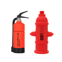 Clé USB personnalisée en silicone en forme de poteau d'incendie, clé USB en forme d'extincteur, cadeau promotionnel de sécurité incendie