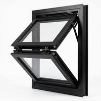 Ventanas Plegables de Aluminio con Doble Acristalamiento Modernas y Personalizadas para Balcón Residencial, Ventanas Bi-Plegables de Vidrio con Aislamiento Acústico