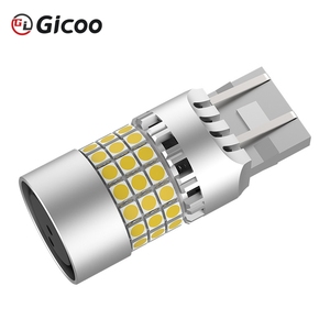 Ampoule LED P21W T20 1156 Rouge 1157 3030 45SMD 60W P21/5W 7440 7443 BA15S BAY15D Feu Stop de Recul Clignotant de Voiture - Product Image 2