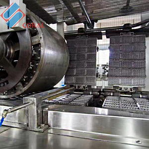 Machine à gaufres professionnelle neuve de haute qualité en acier inoxydable 304 / Ligne de production de gaufres / Gaufrier à gaz/électrique - Product Image 3