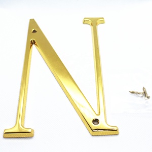 Địa Chỉ Cửa Số & Chữ Cái Cho Căn Hộ Nhà Phòng Văn Phòng Bằng Đồng Hoặc Quy Trình Mạ Bạc Holtel - Product Image 5