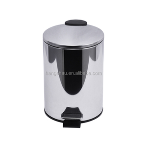<span class=keywords><strong>Papeleras</strong></span> de acero inoxidable de 3L, cubo de basura <span class=keywords><strong>con</strong></span> <span class=keywords><strong>tapa</strong></span> delgada - Product Image 6