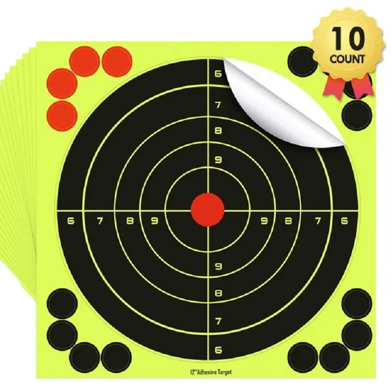 Shooting Label Fluorescent Gun Target Sticker Shooting Training Available Splash Target Paper A Large Number Of Spot