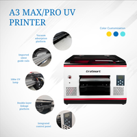 Erasmart Cámara CCD Escaneo Posicionamiento visual A3 XP600 Impresora UV de cama plana Vidrio Madera Visión Posicionamiento A3 Impresora UV