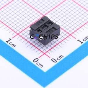 YTS-D003-2C Tactile Switch SMD-4P,6x6mm Switch Single Pole Single Throw Round Button 1.6N Vertical Mount - Product Image 2