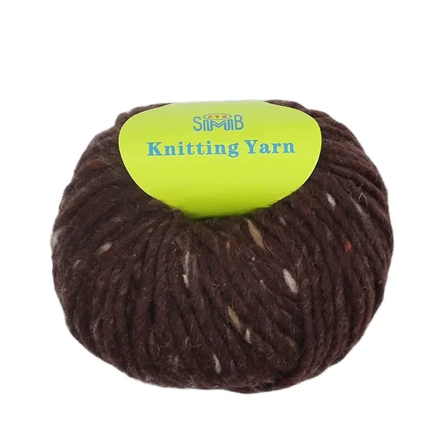 Fancy Wholesale Manufacturers Woolen Roving 100% Wool Fancy Yarn para tejer a mano