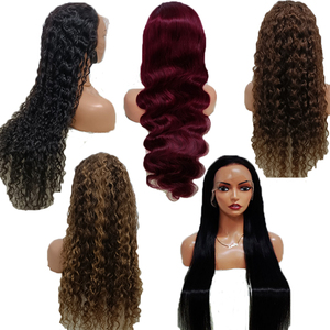 Promotion Letsfly 48$ 10A Cheveux humains brésiliens lisses et ondulés, perruque à dentelle transparente 13x4, 22 pouces à 36 pouces pour femmes - Product Image 1